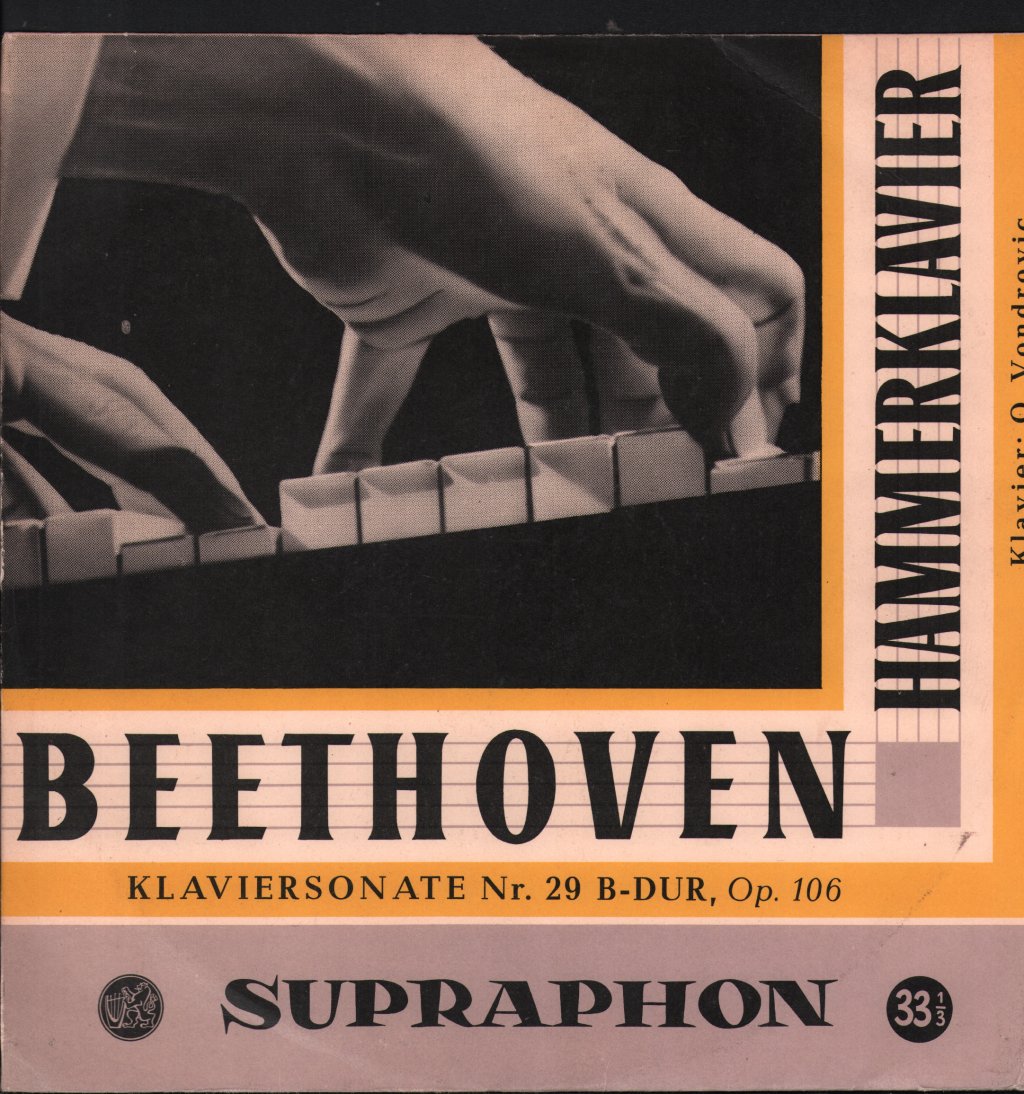 Otakar Vondrovic - Beethoven Hammerklavier - Lp