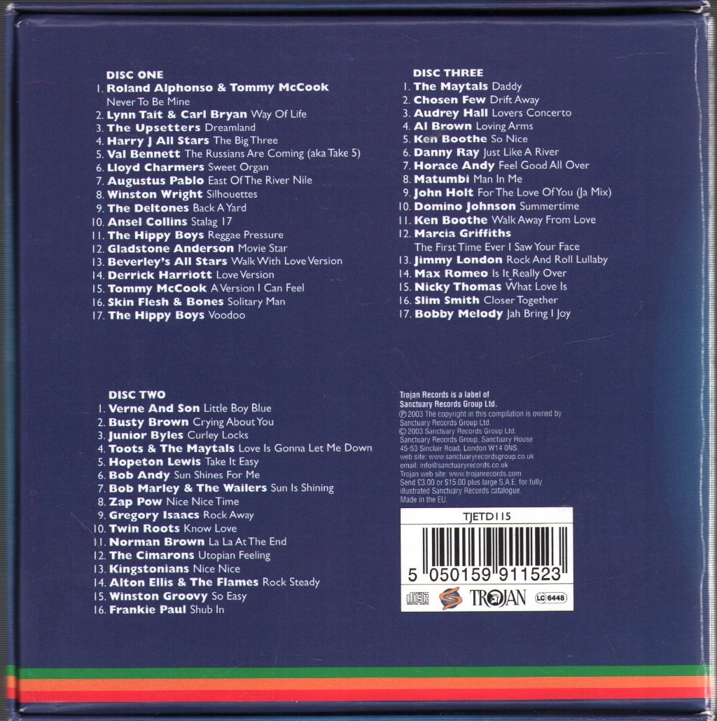 Various Artists - Trojan Reggae Chill - Out Box Set - Cd Set