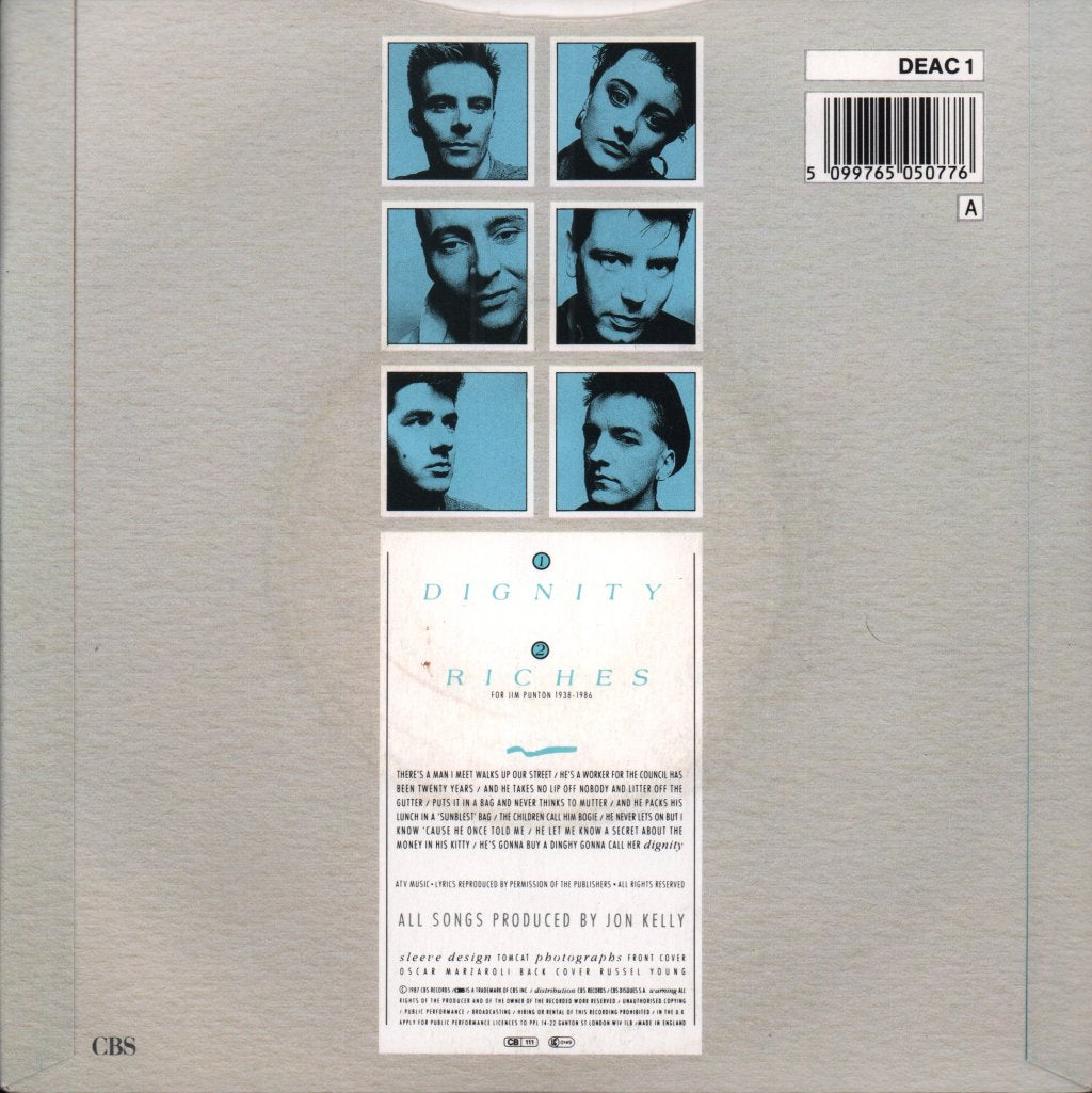 Deacon Blue - Dignity - 7 Inch