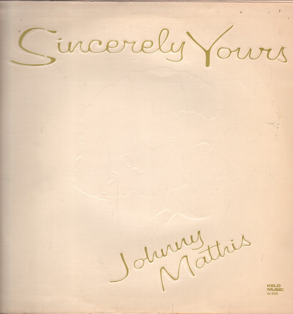 Johnny Mathis - Sincerely Yours - Lp
