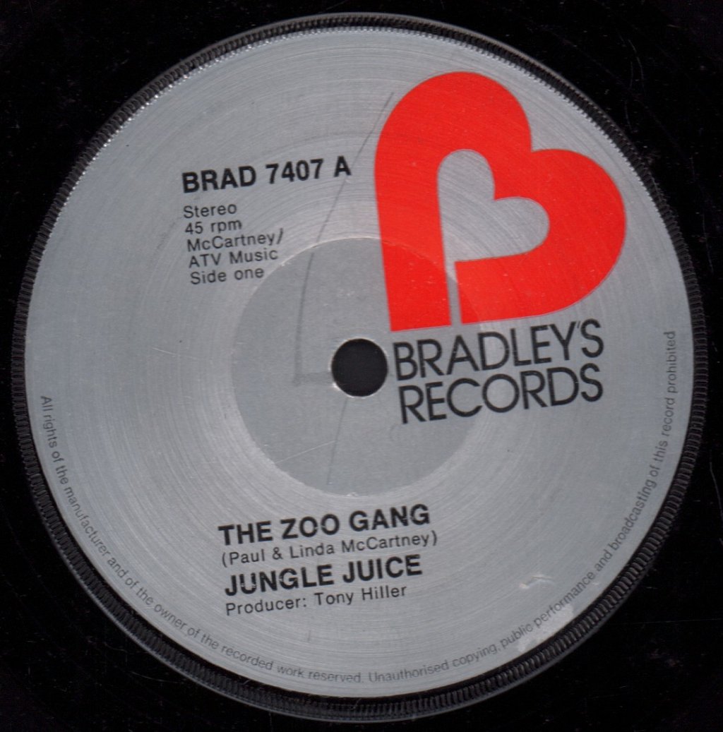 Jungle Juice - Zoo Gang - 7 Inch