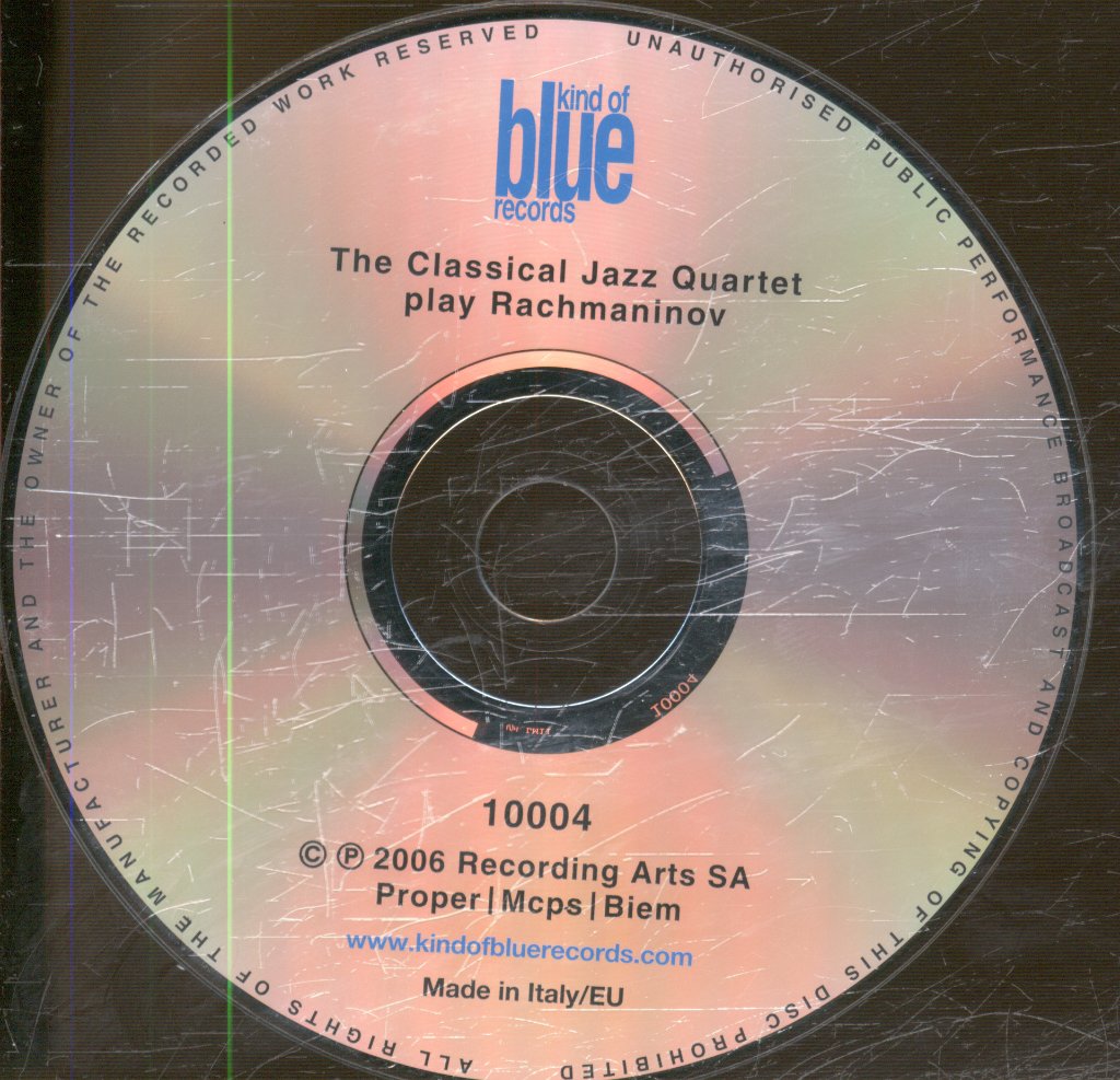 Classical Jazz Quartet - Play Rachmaninov - Cd