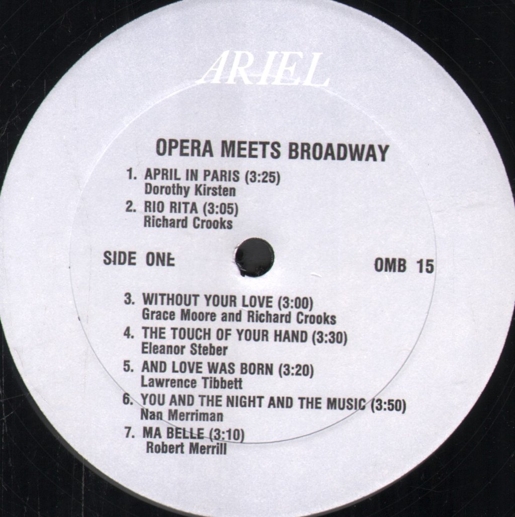 Various Artists - Opera Meets Broadway - Lp