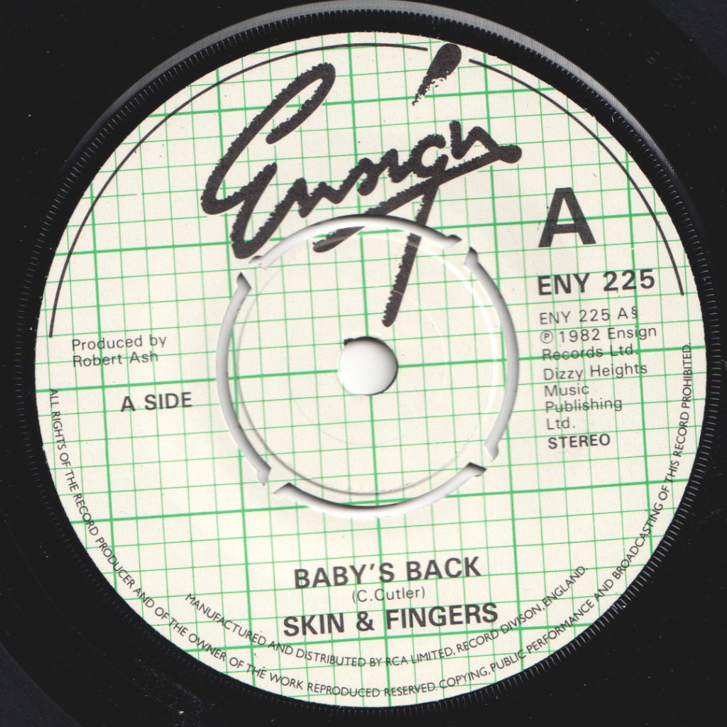 Skin And Fingers - Baby's Back - 7 Inch