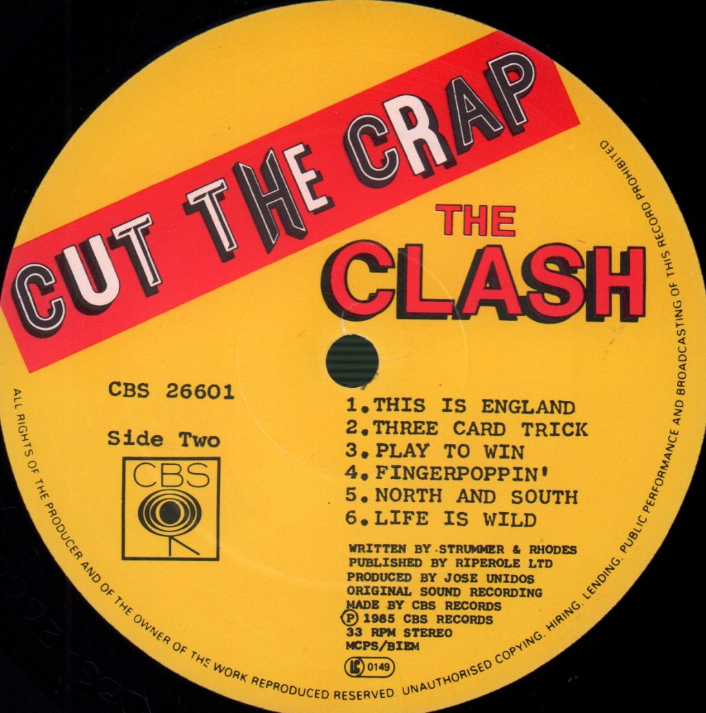Clash - Cut The Crap - Lp