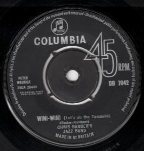 Chris Barber's Jazz Band - Wini-Wini - 7 Inch
