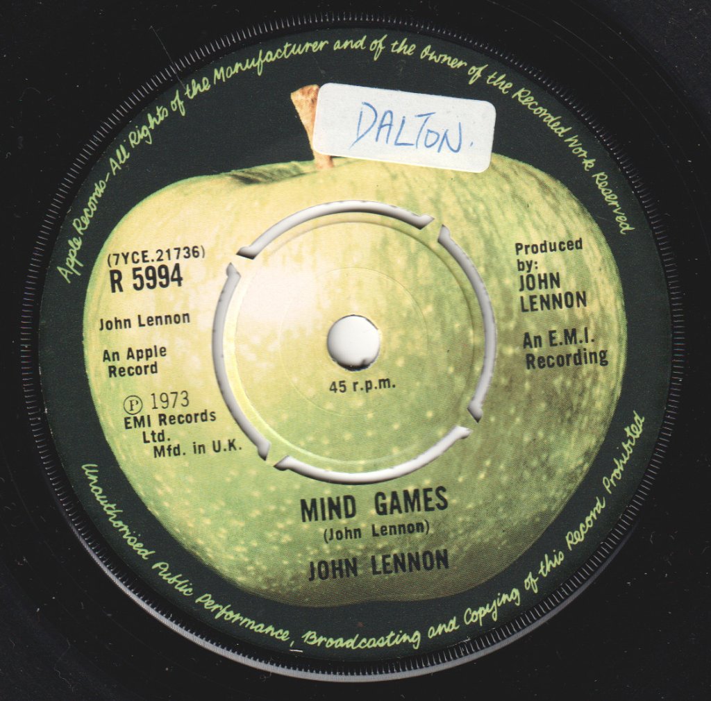 John Lennon - Mind Games - 7 Inch
