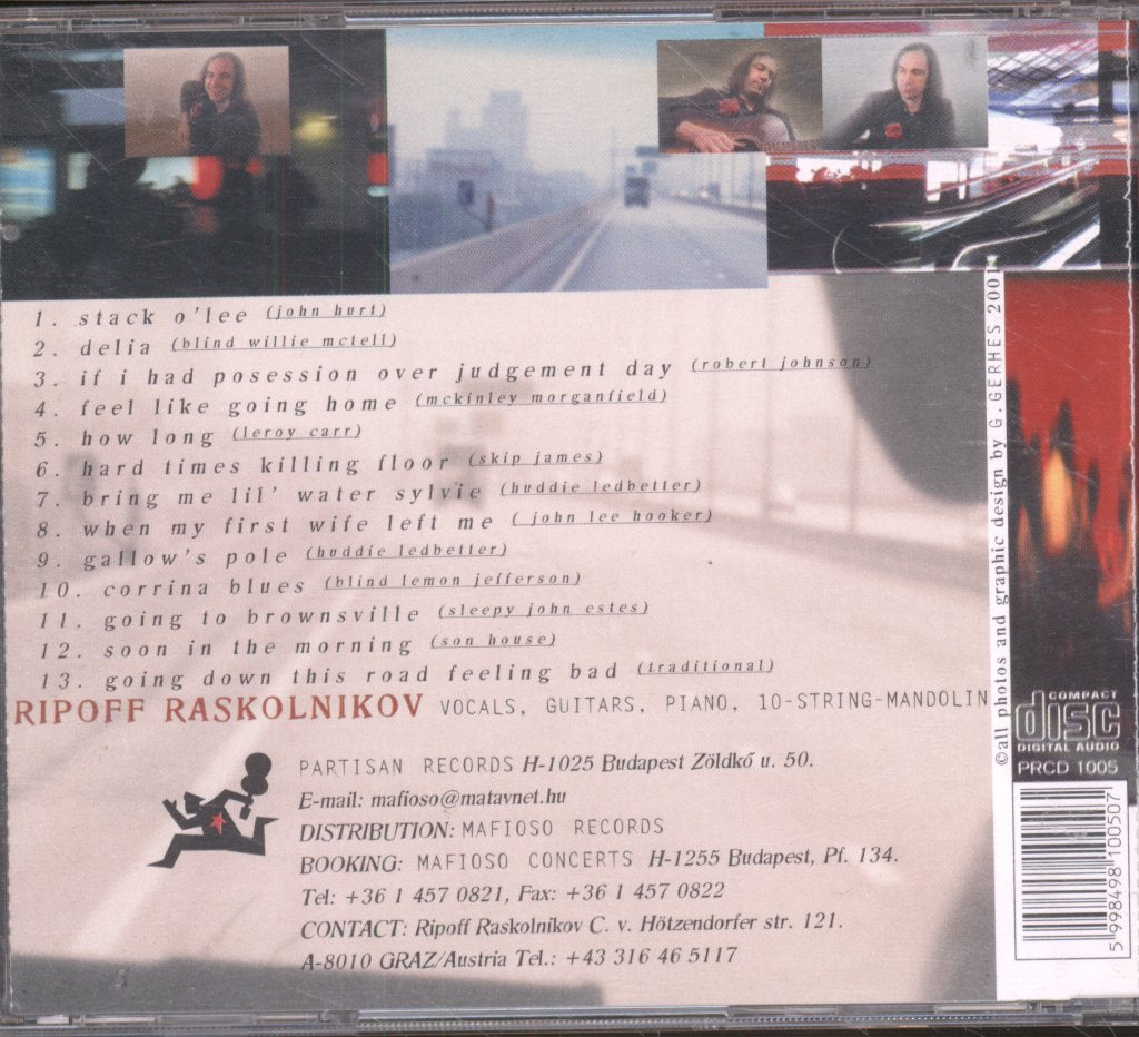 Ripoff Raskolnikov - Alone and Acoustic - Cd