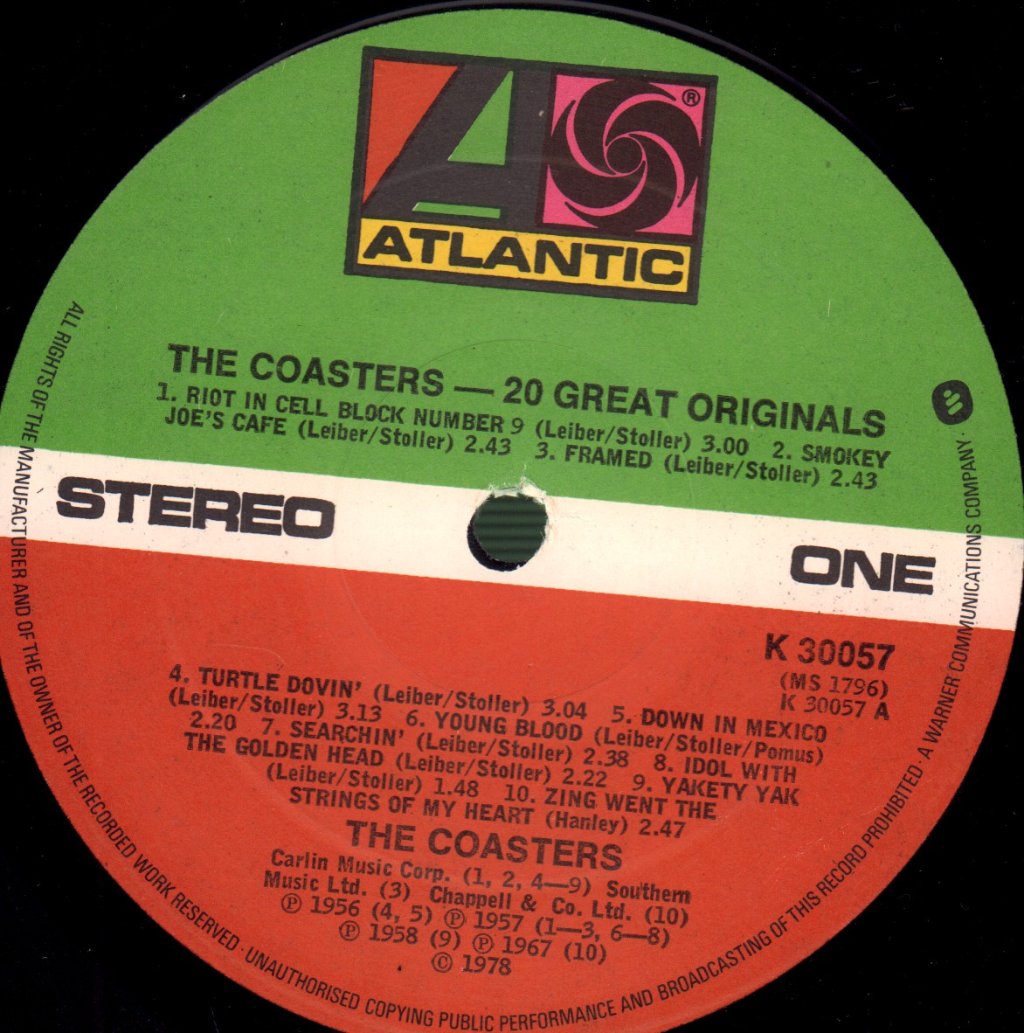 Coasters - 20 Great Originals - Lp