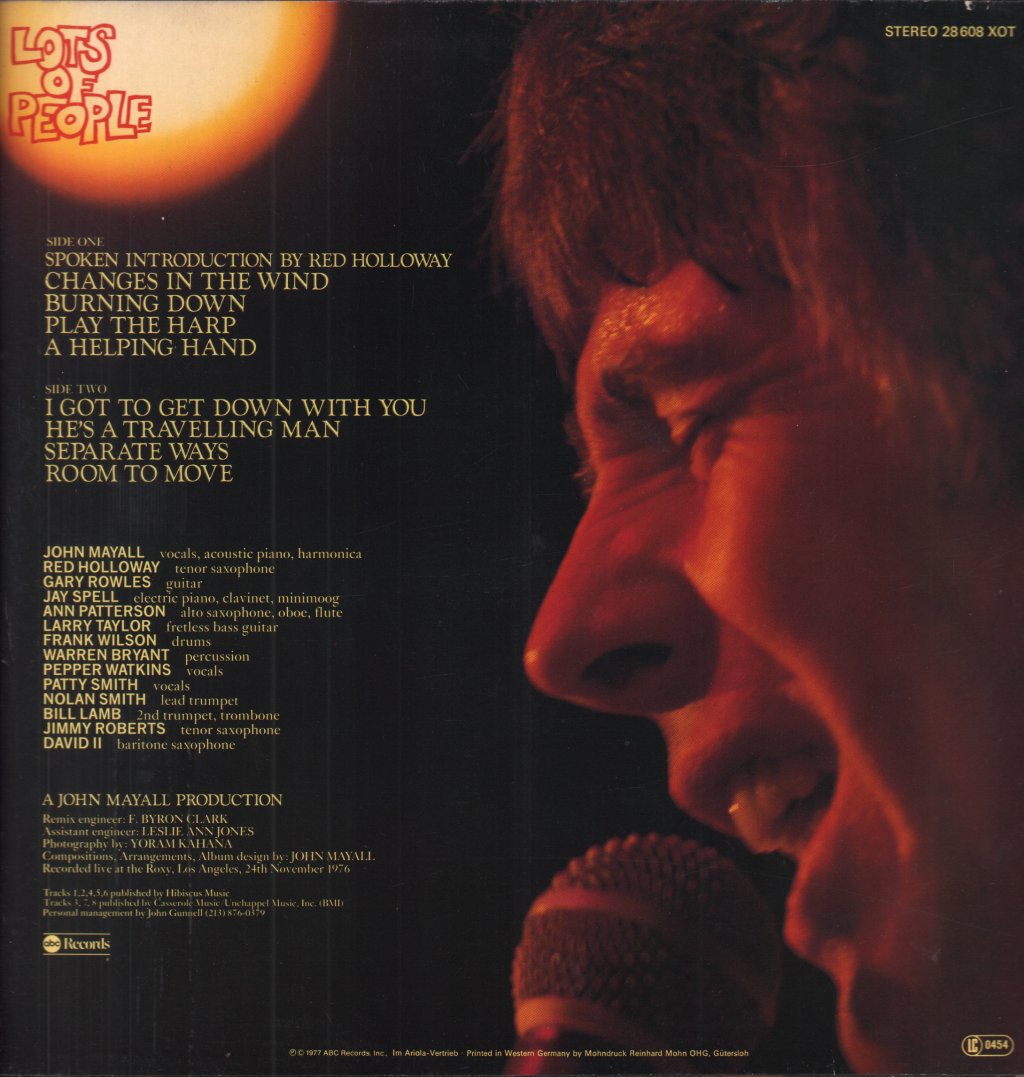 John Mayall - Lots Of People - Lp