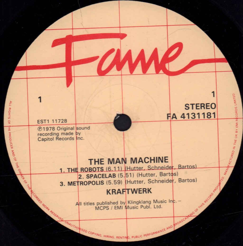 Kraftwerk - Man Machine - Lp