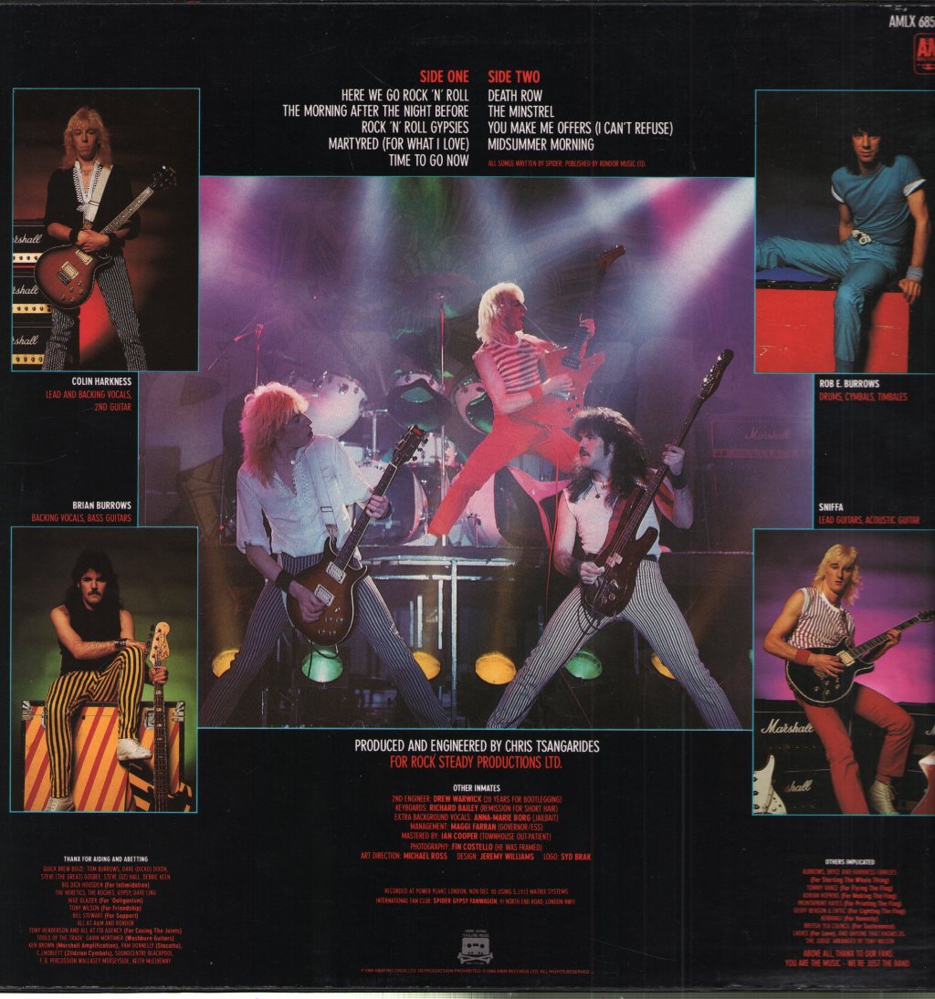 Spider (Rock/Nwobhm Group) - Rough Justice - Lp