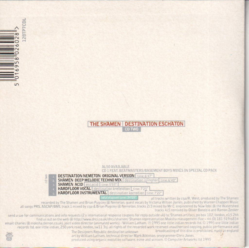 Shamen - Destination Eschaton - Cd