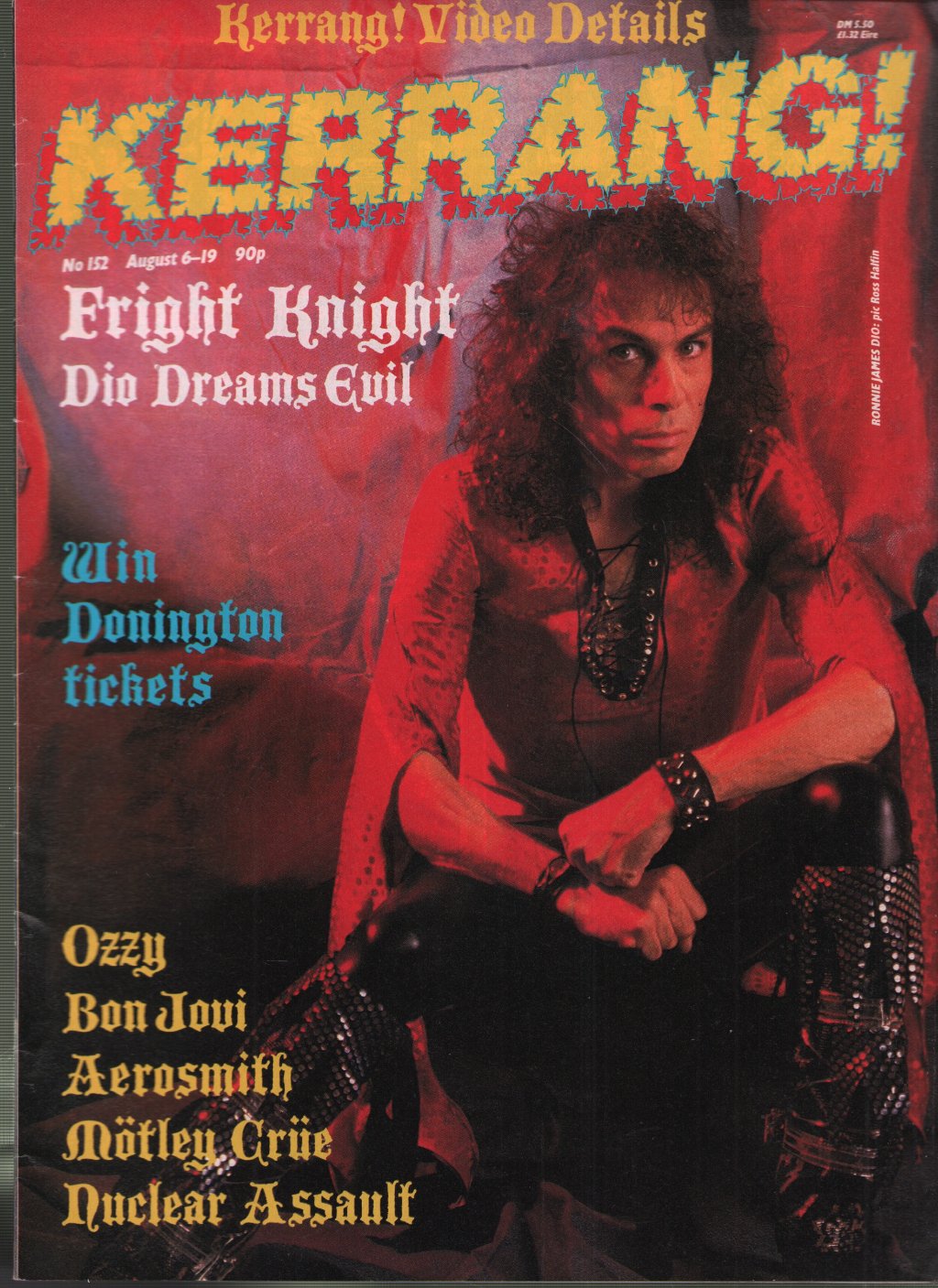 Dio - Kerrang No.152 - Magazine
