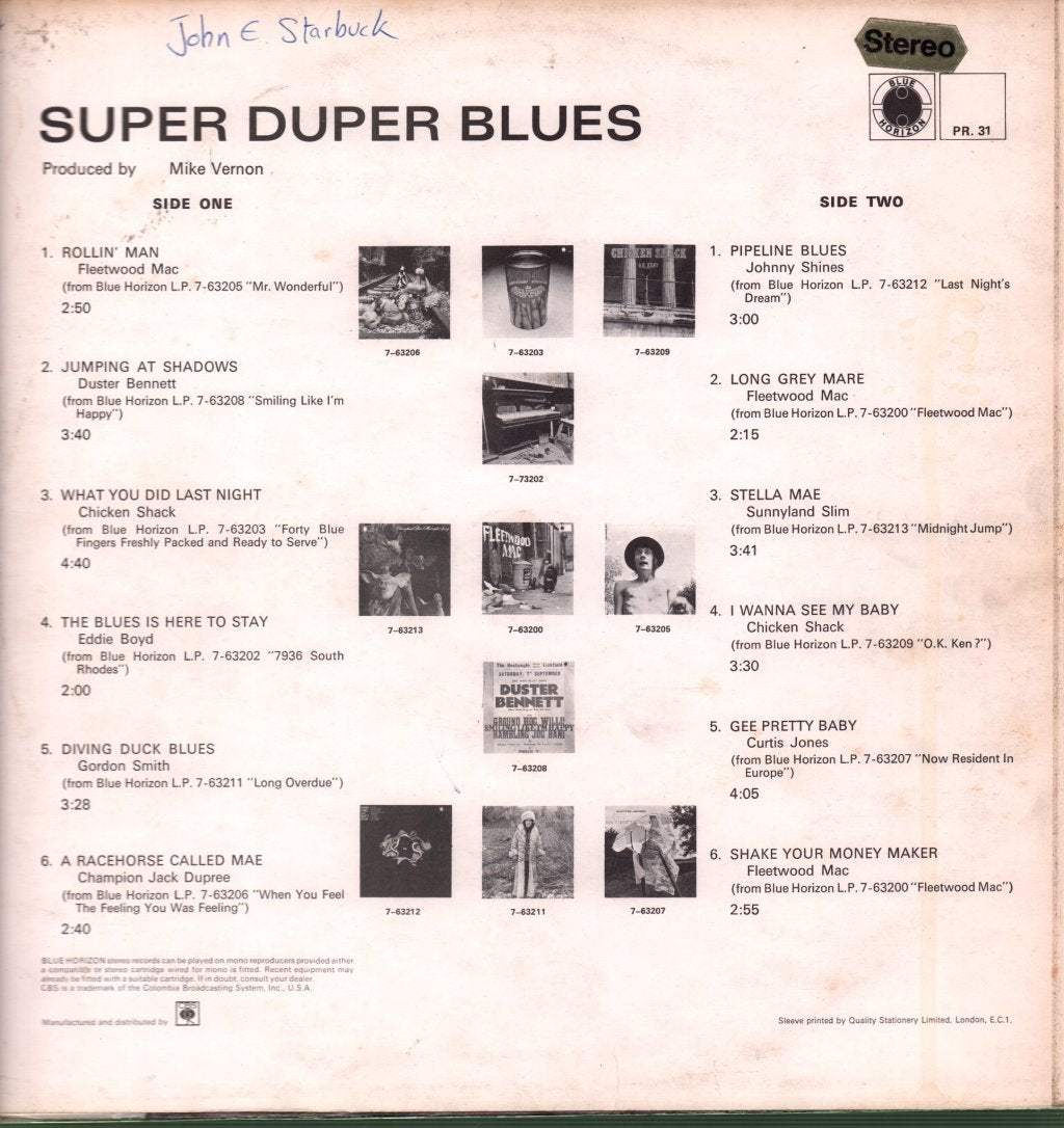 Various Artists - Super-Duper Blues - Lp