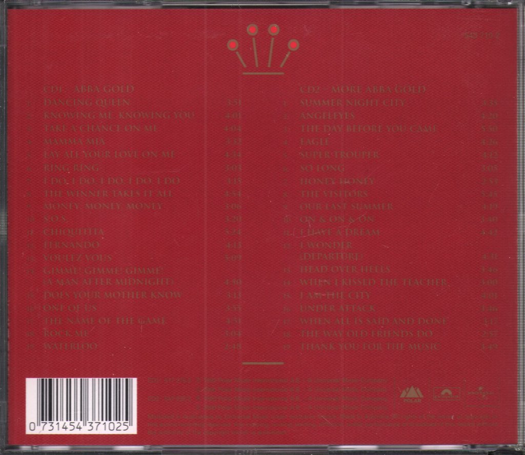 ABBA - Complete Gold Collection - Double Cd