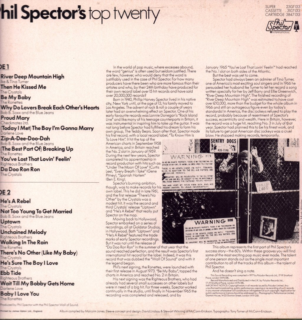 Phil Spector - Echoes Of The 60'S - Lp