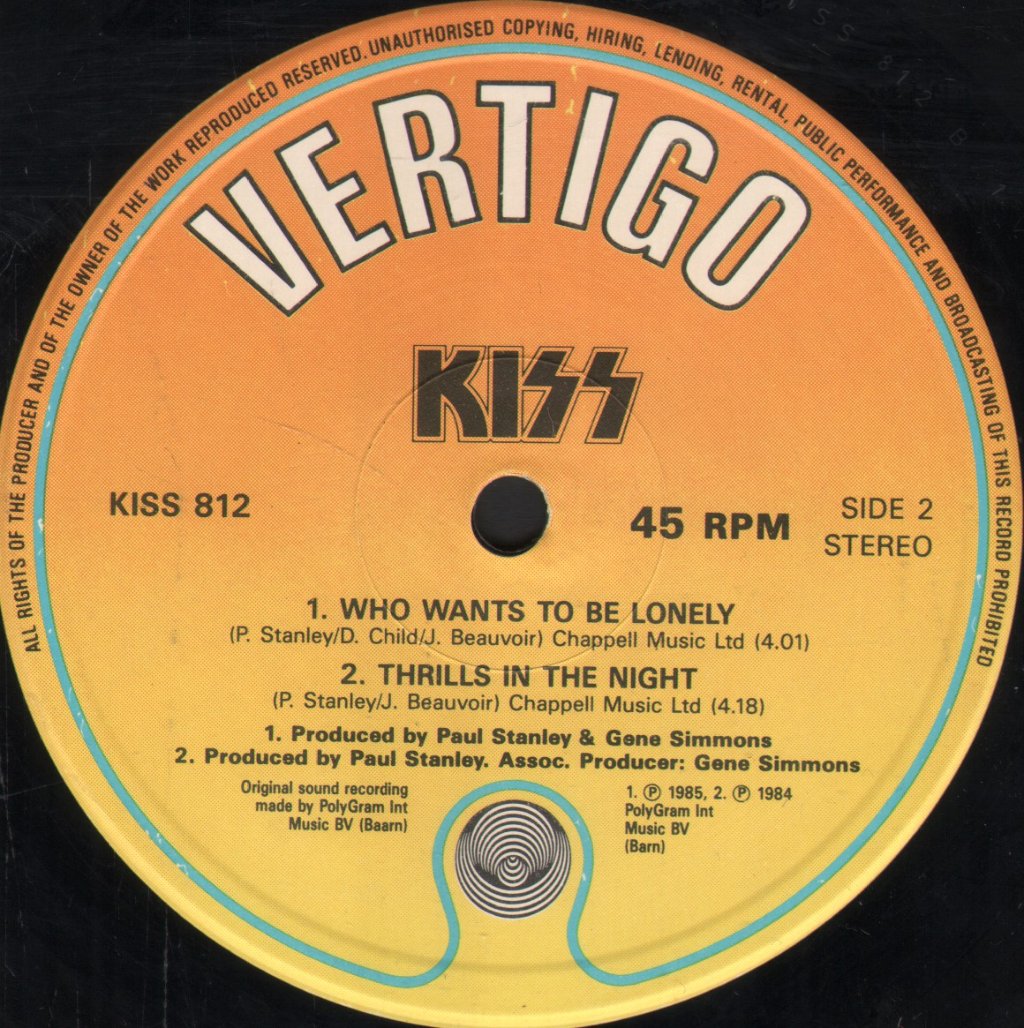 Kiss - Reason To Live - 12 Inch