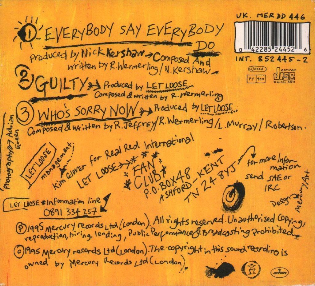 Let Loose - Everybody Say Everybody Do - Cd