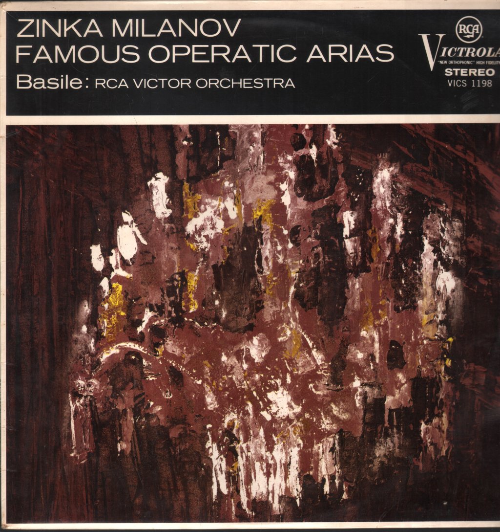 Zinka Milanov - Famous Operatic Arias - Lp