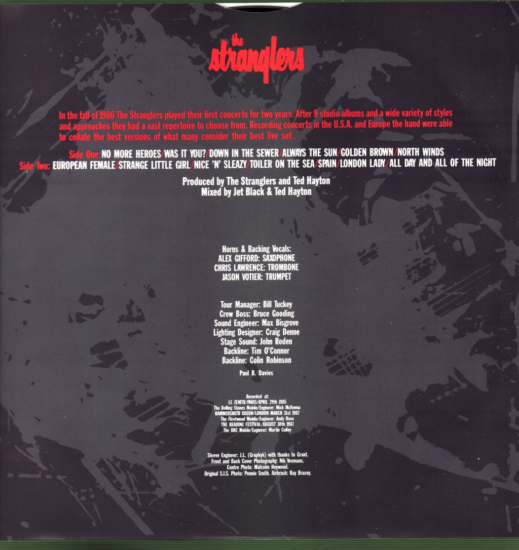 Stranglers - All Live And All Of The Night - Lp
