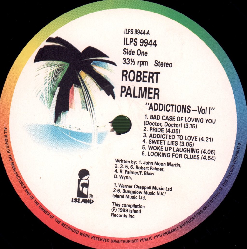 Robert Palmer - Addictions Volume 1 - Lp