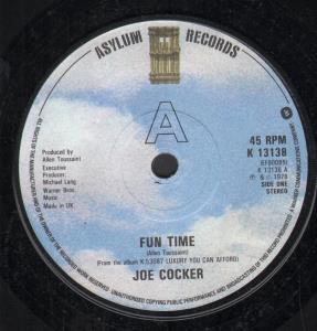 Joe Cocker - Fun Time - 7 Inch