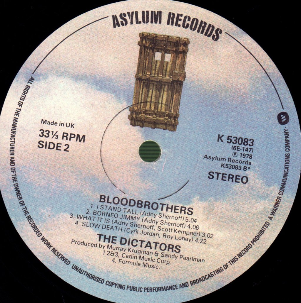 Dictators - Bloodbrothers - Lp