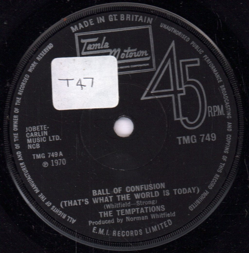 Temptations - Ball Of Confusion - 7 Inch