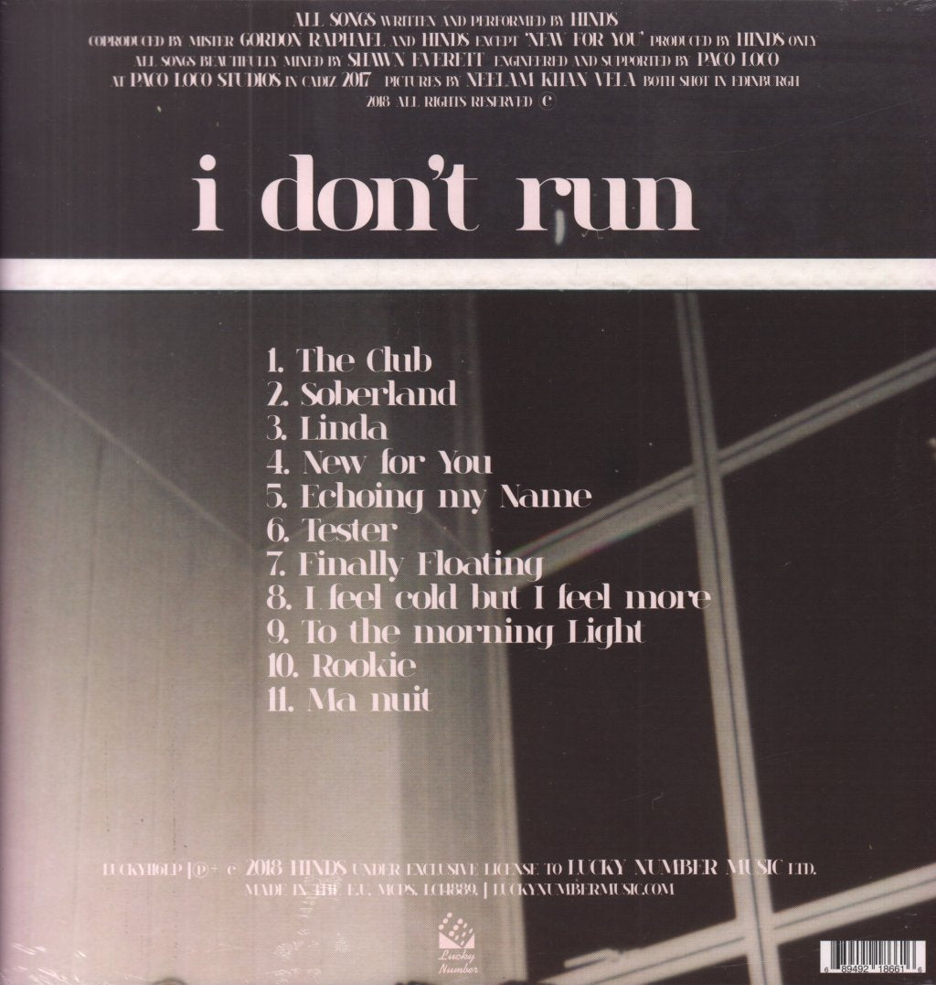 Hinds - I Don't Run - Lp