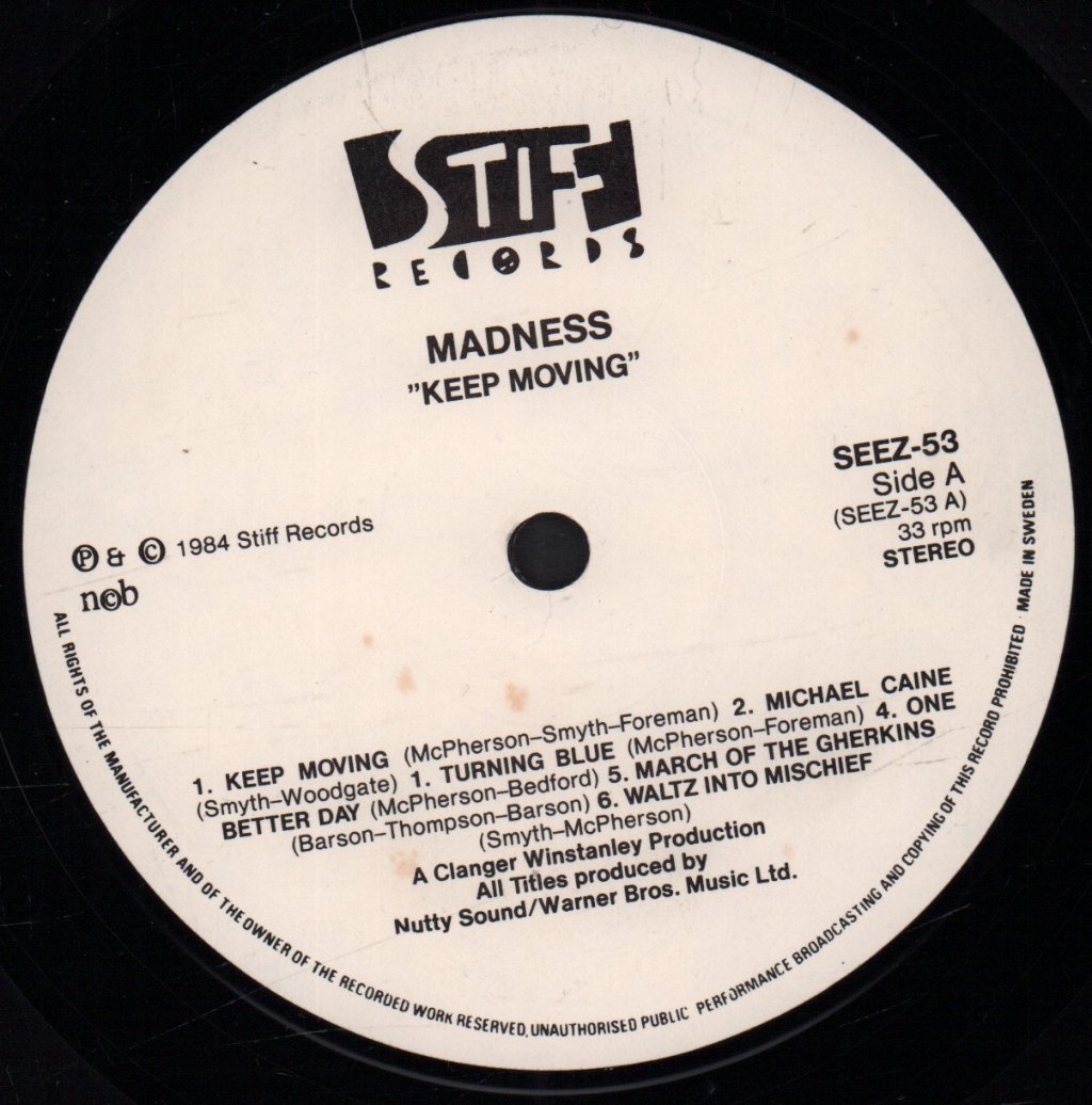 Madness - Keep Moving - Lp