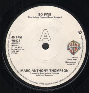Marc Anthony Thompson - So Fine - 7 Inch