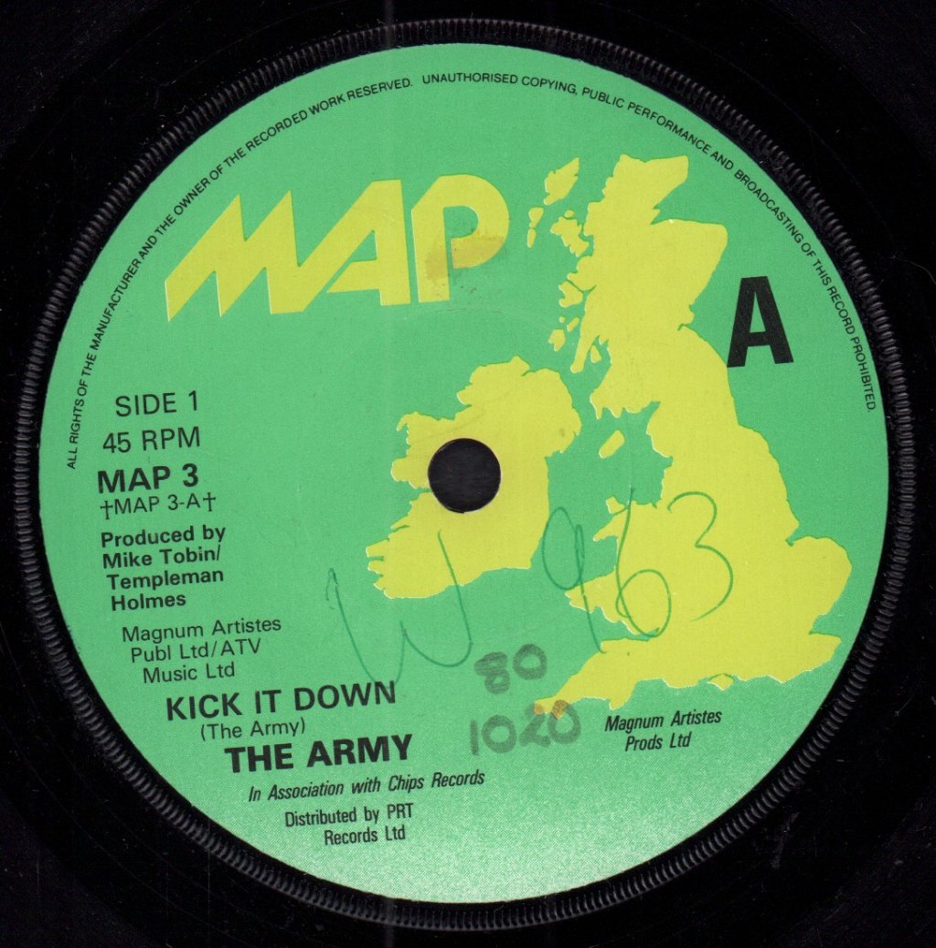 Army - Kick It Down - 7 Inch