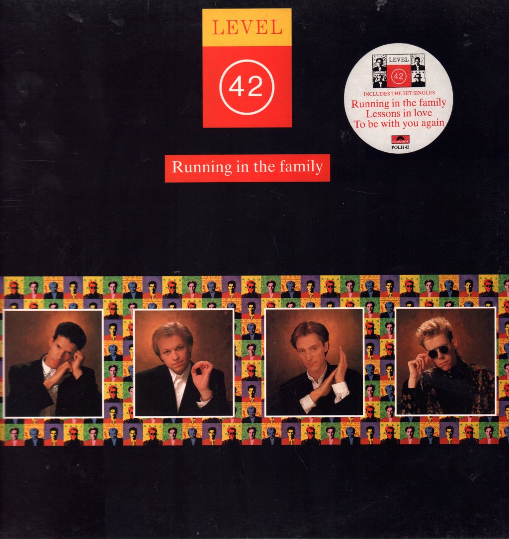 Level 42 - Running In The Family - Lp