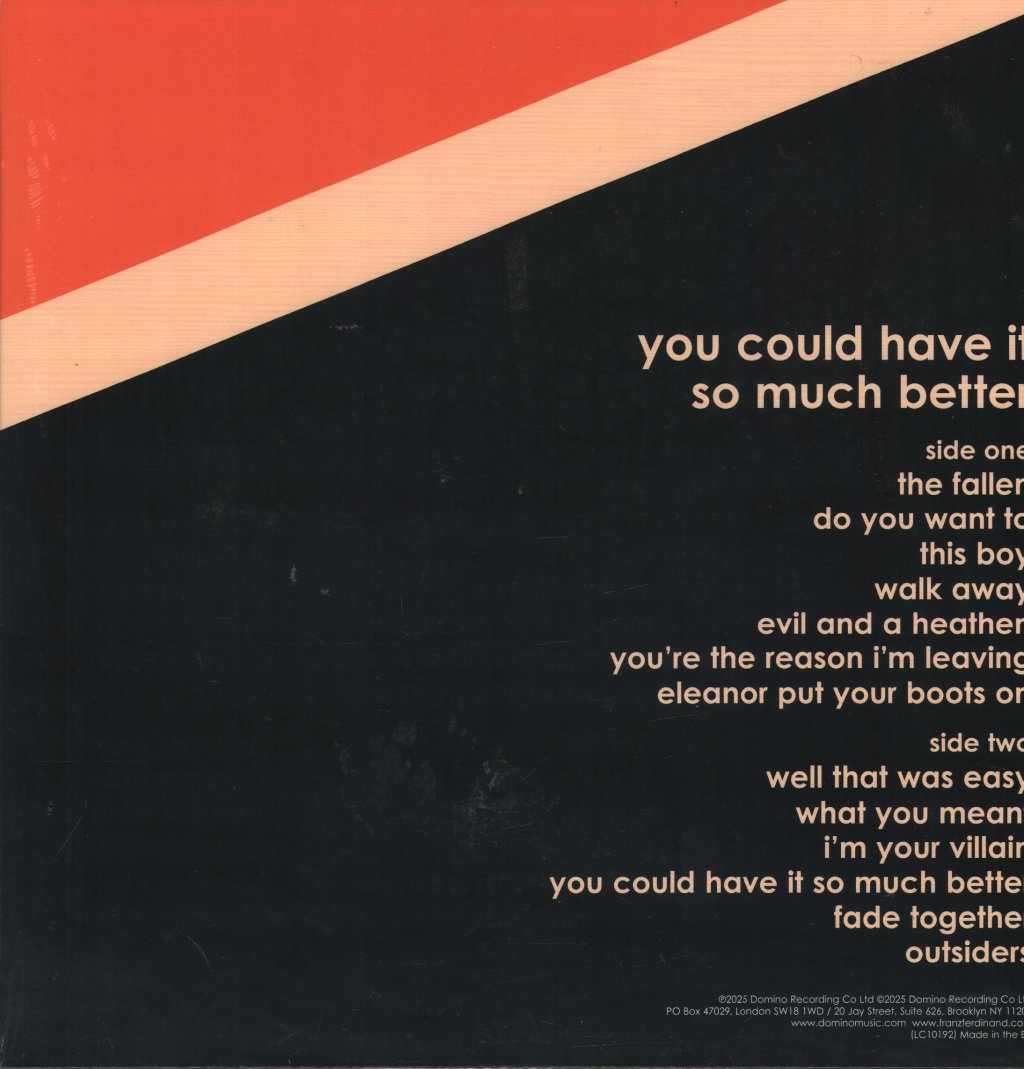 Franz Ferdinand - You Could Have It So Much Better (20th Anniversary Edition) - Lp