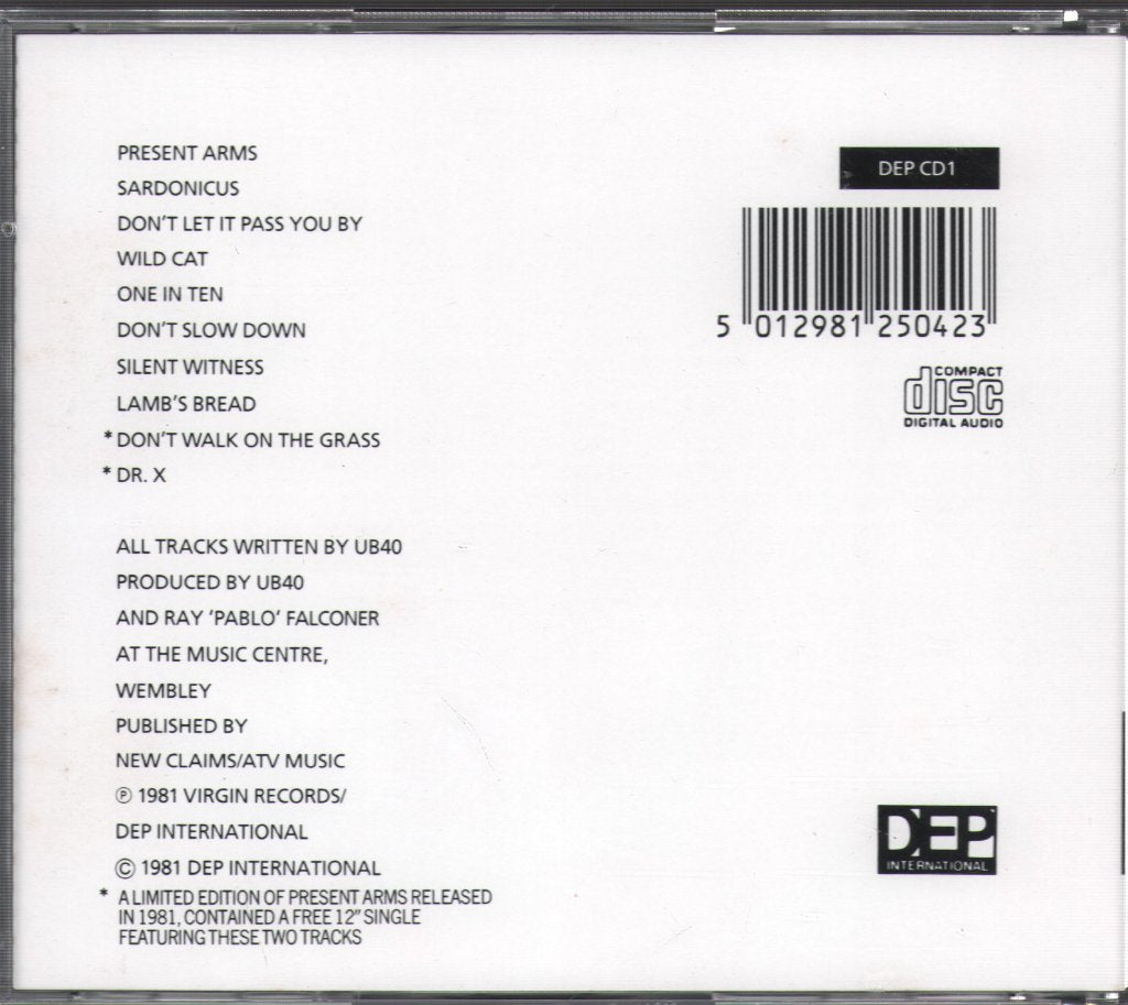 UB40 - Present Arms - Cd