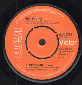 Red Sovine - Teddy Bear - 7 Inch