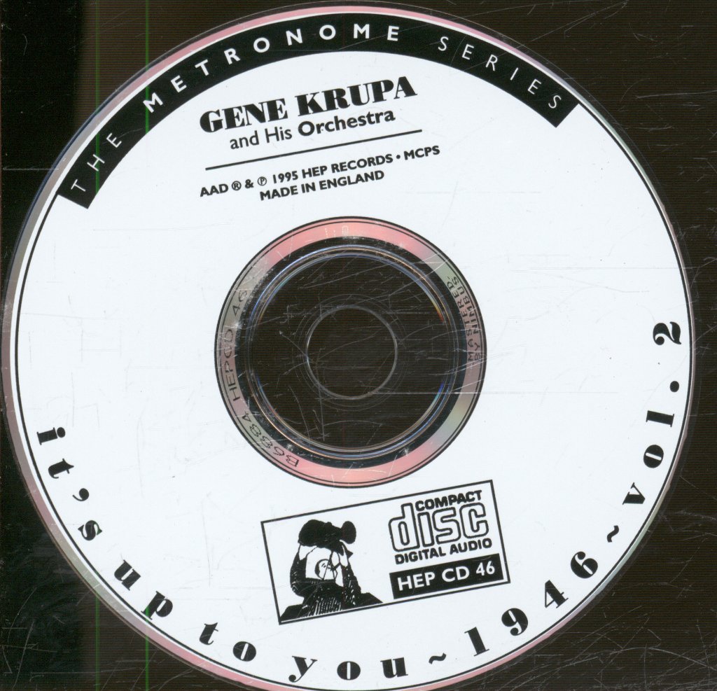 Gene Krupa And His Orchestra - It's Up To You, Vol 2 - Cd