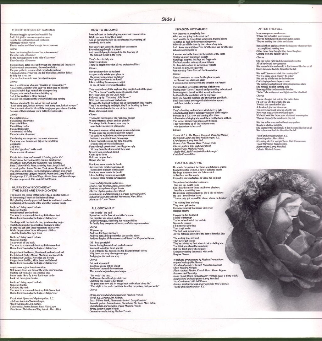 Elvis Costello - Mighty Like A Rose - Lp