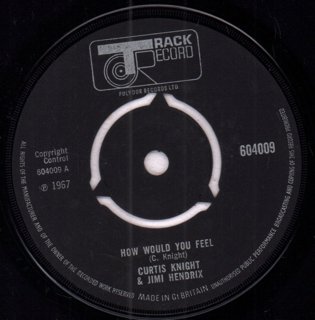 Curtis Knight And Jimi Hendrix - How Would You Feel - 7 Inch