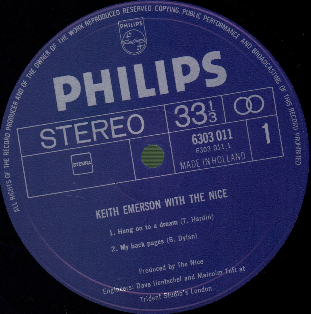 Keith Emerson With Nice - Keith Emerson With The Nice - Double Lp