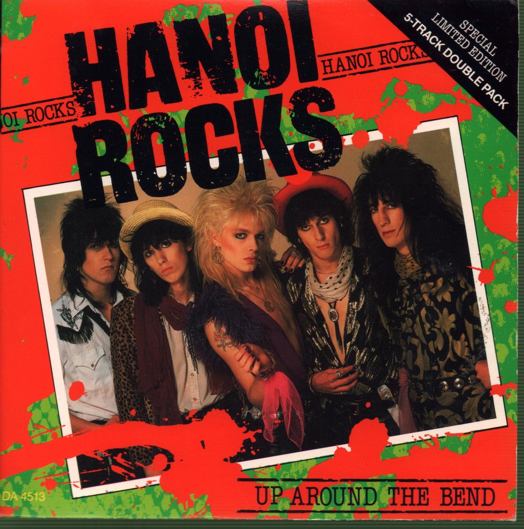Hanoi Rocks - Up Around The Bend - Double 7 Inch