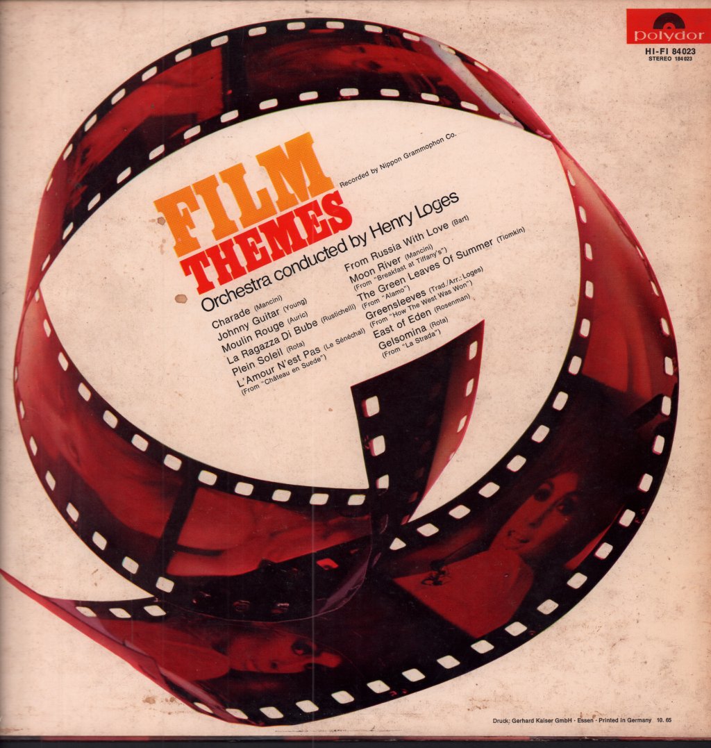 Henry Loges - Film Themes - Lp