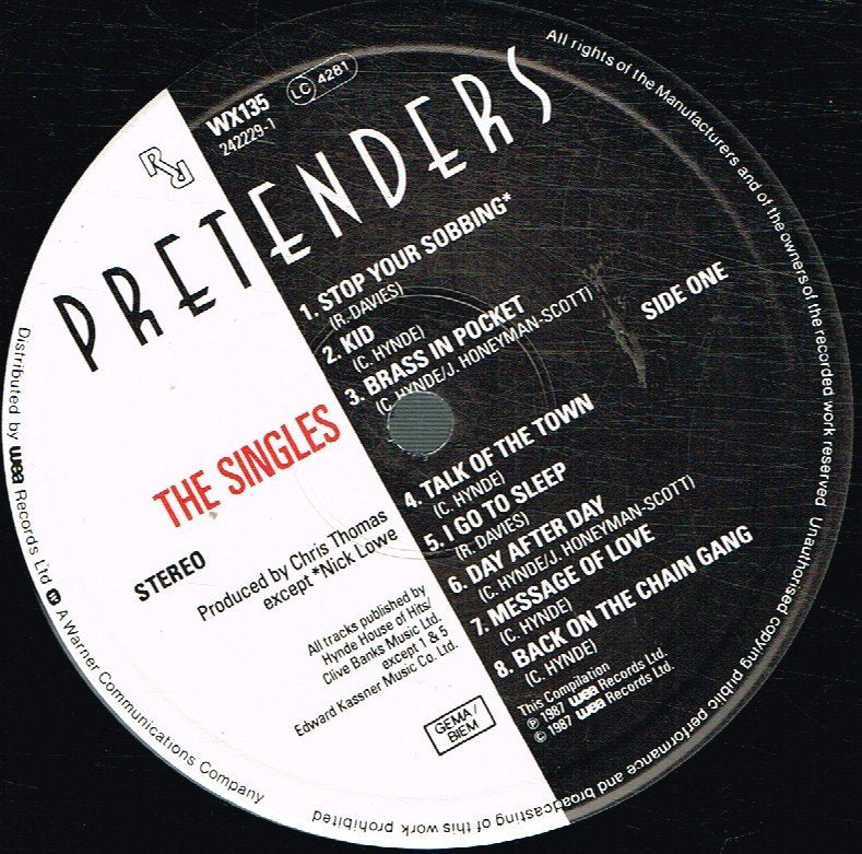 Pretenders - Singles - Lp