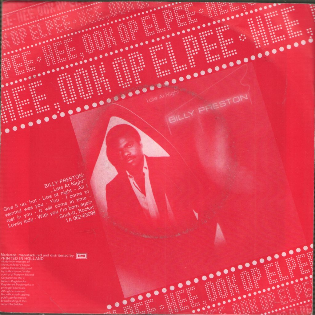Billy Preston And Syreeta - It Will Come In Time - 7 Inch