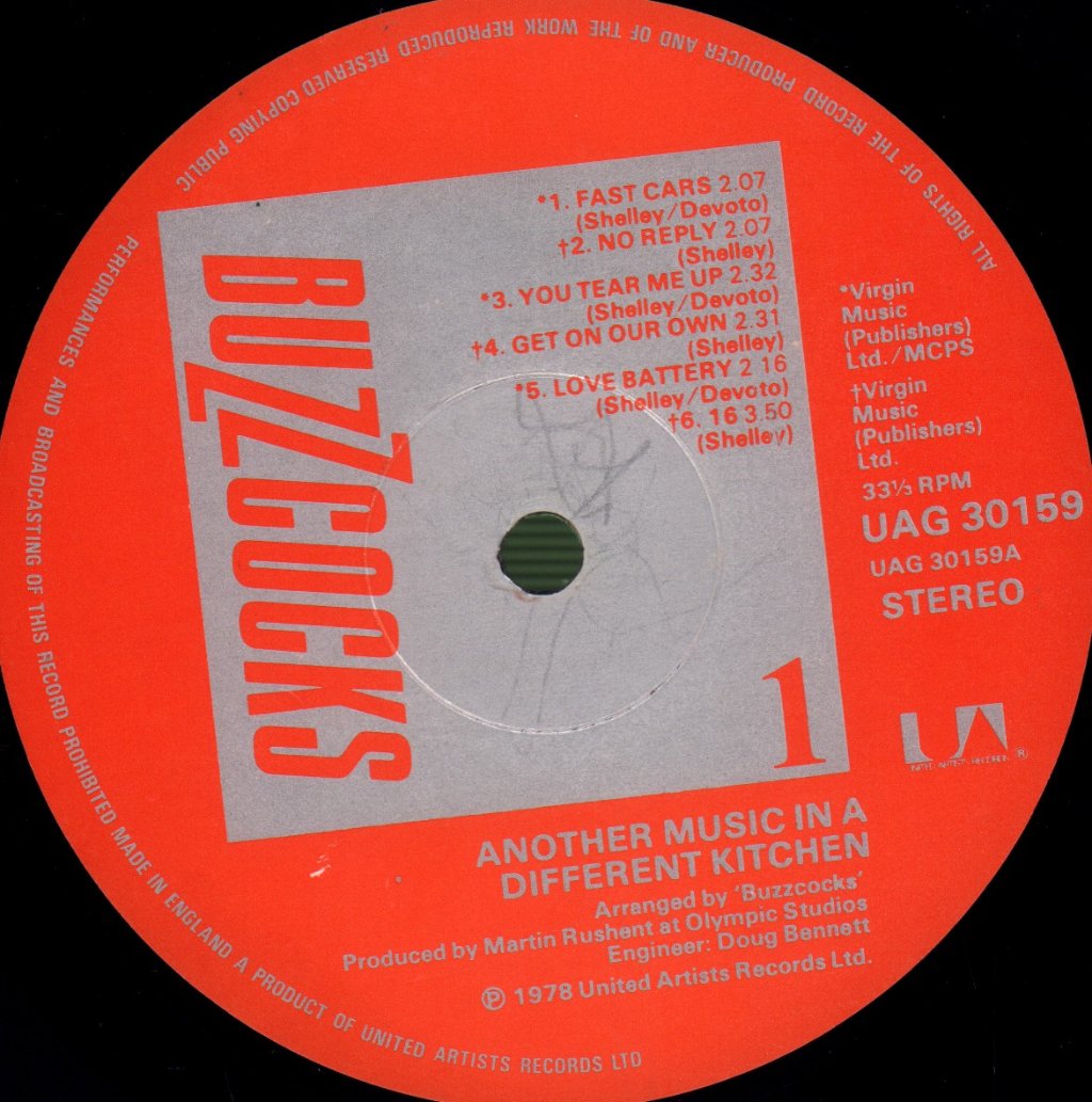 Buzzcocks - Another Music In A Different Kitchen - Lp