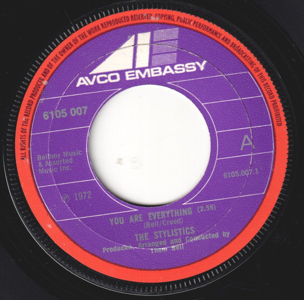 Stylistics - You Are Everything - 7 Inch