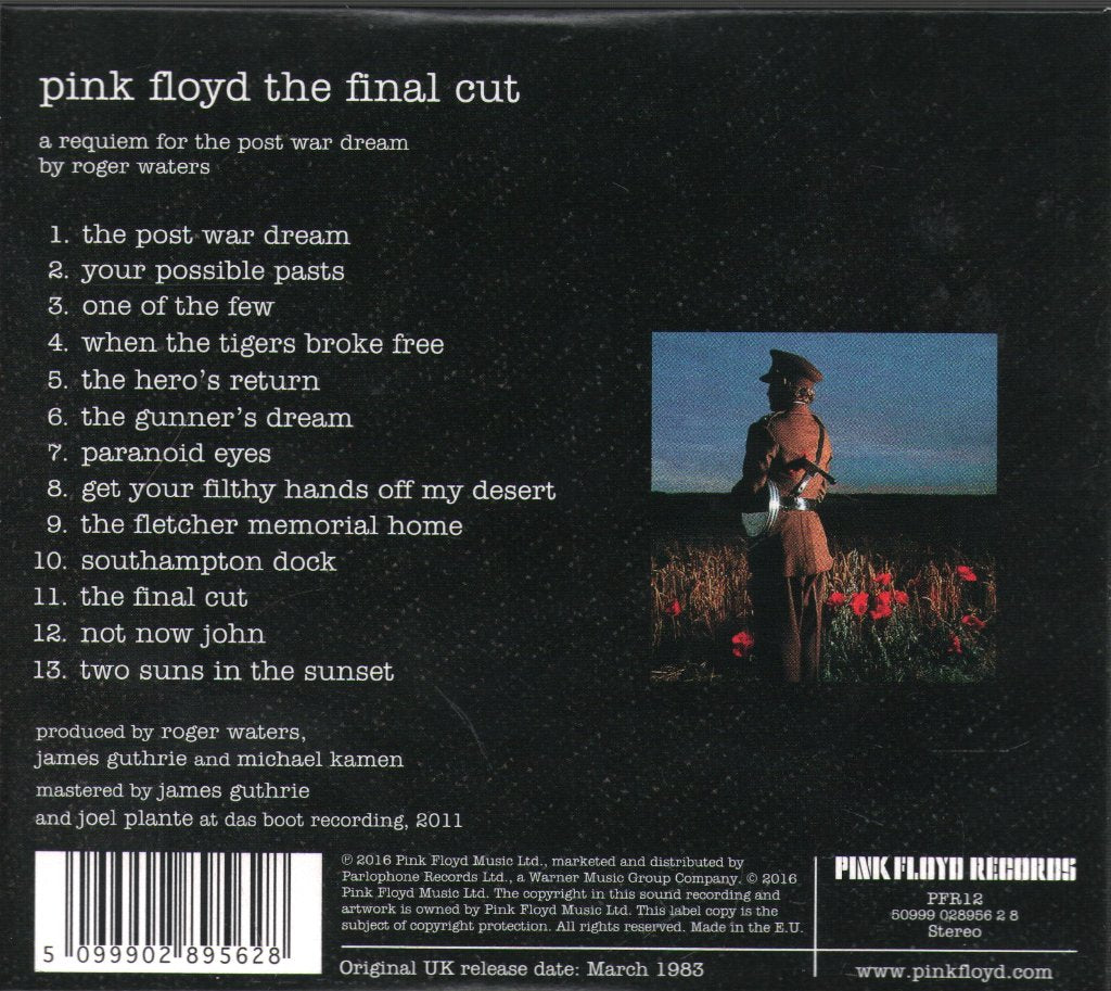 Pink Floyd - Final Cut - Cd