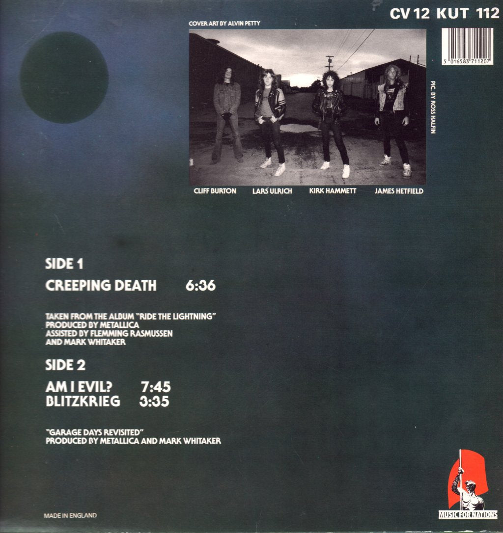 Metallica - Creeping Death - 12 Inch