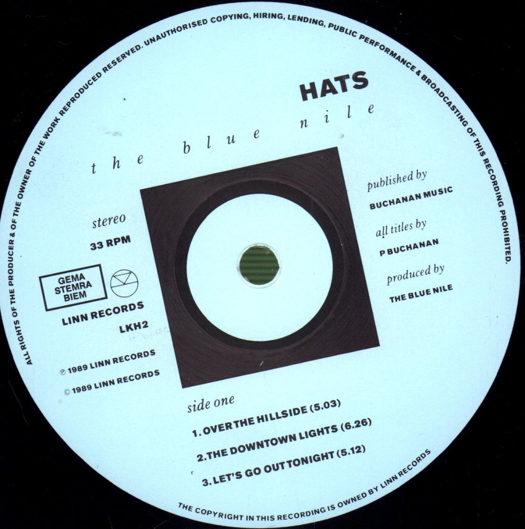 Blue Nile - Hats - Lp